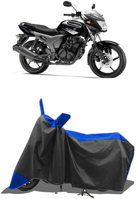 SUGASHRI Waterproof Two Wheeler Cover for Yamaha(SZ-S, Blue, Black)