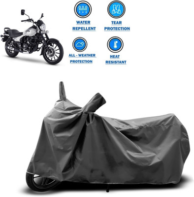 CODOKI Two Wheeler Cover for Bajaj(Avenger 220 Street, Grey)