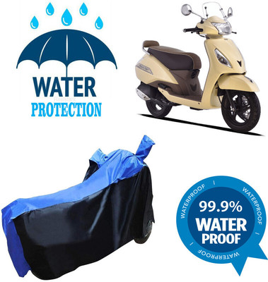 Mdstar Waterproof Two Wheeler Cover for TVS(Jupiter classic, Multicolor)