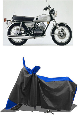 SUGASHRI Waterproof Two Wheeler Cover for Yamaha(RD 350, Blue, Black)