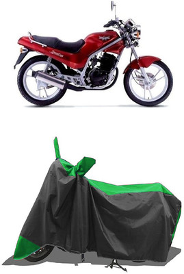 SUGASHRI Waterproof Two Wheeler Cover for Kinetic(GF 125, Green, Black)