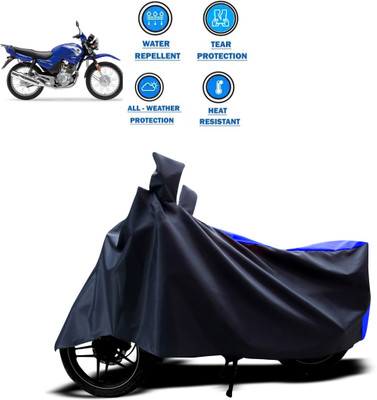 PAGORA Two Wheeler Cover for Yamaha(YBR 125, Blue)