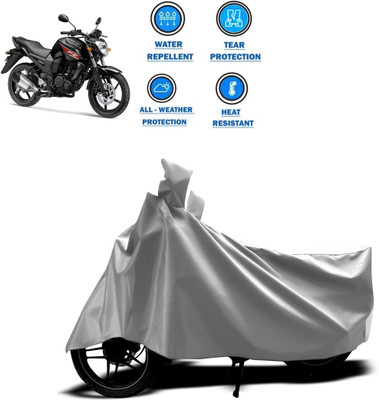 PAGORA Two Wheeler Cover for Yamaha(FZ-S, Silver)