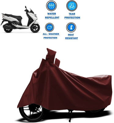 CODOKI Waterproof Two Wheeler Cover for Suzuki(Burgman Street 125, Maroon)
