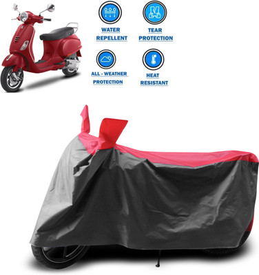 PAGORA Two Wheeler Cover for Piaggio(Vespa VXL 125, Grey)
