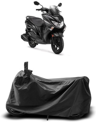 SK AUTO Two Wheeler Cover for Suzuki(Burgman Street, Black)