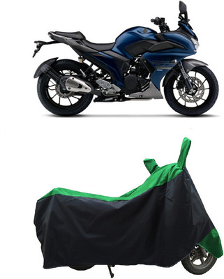 Coxtor Waterproof Two Wheeler Cover for Yamaha(Fazer 25 BS6, Green)