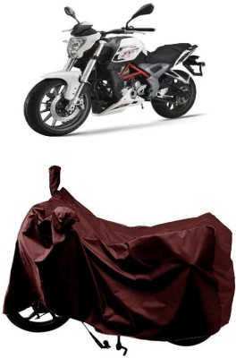 SUGASHRI Waterproof Two Wheeler Cover for DSK Benelli(TNT 25, Maroon)