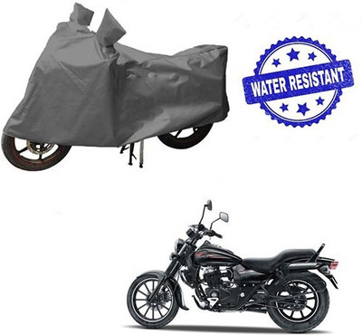 DeepShakshi AUTOMOTIVE Waterproof Two Wheeler Cover for Bajaj(Avenger 150 Street, Grey)