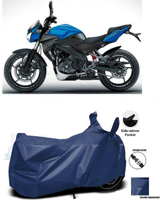 SK AUTO Waterproof Two Wheeler Cover for Bajaj(Pulsar 250, Blue)