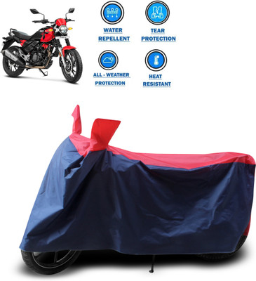 GOSHIV-car and bike accessories Two Wheeler Cover for Hero(Red)