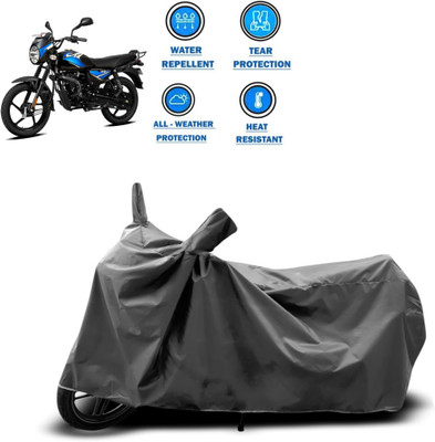 CODOKI Two Wheeler Cover for Bajaj(CT110, Grey)
