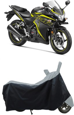 Coxtor Waterproof Two Wheeler Cover for Honda(CBR 250R, Grey)