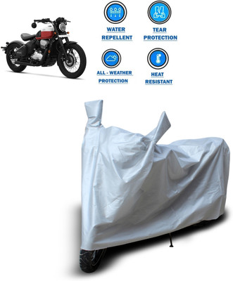 PAGORA Waterproof Two Wheeler Cover for JAWA(42, Silver)