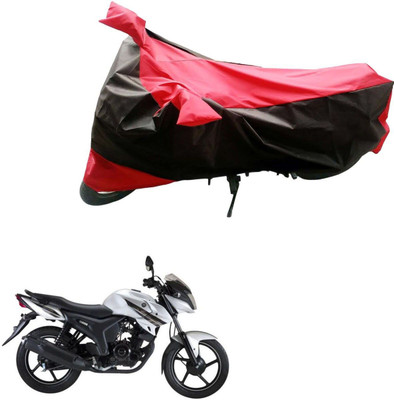 SK AUTO Two Wheeler Cover for Yamaha(SZ-S, Black, Red)