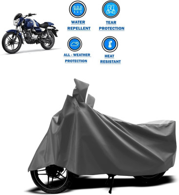 CODOKI Two Wheeler Cover for Bajaj(V12, Grey)