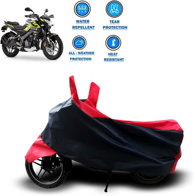 PAGORA Two Wheeler Cover for Bajaj(Pulsar 200 NS DTS-i, Red)