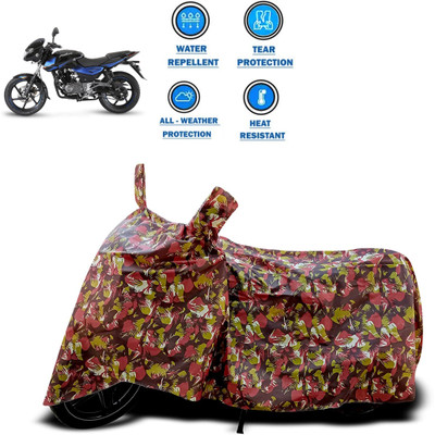 CODOKI Waterproof Two Wheeler Cover for Bajaj(Pulsar 150 DTS-i, Red)