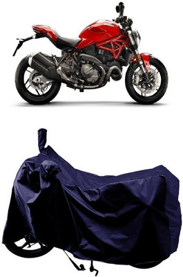 SUGASHRI Waterproof Two Wheeler Cover for Ducati(Monster 82, Blue)