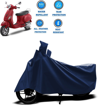 CODOKI Two Wheeler Cover for Piaggio(Vespa VXL 125, Blue)