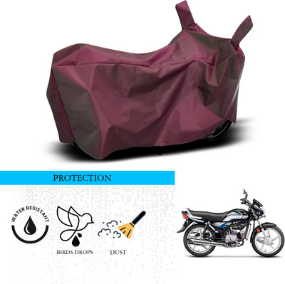 SnehaSales Waterproof Two Wheeler Cover for Hero(HF Deluxe, Maroon)