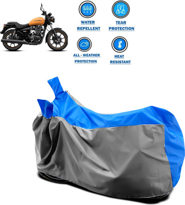 CODOKI Two Wheeler Cover for Royal Enfield(Thunderbird 500, Grey)