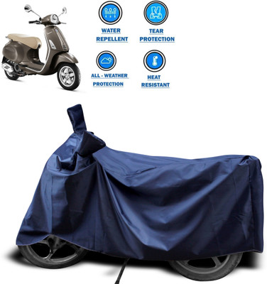CODOKI Two Wheeler Cover for Piaggio(Vespa VXL, Blue)