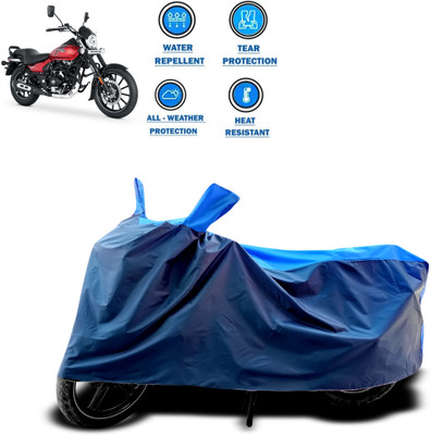 CODOKI Two Wheeler Cover for Bajaj(Avenger 160 Street, Blue)