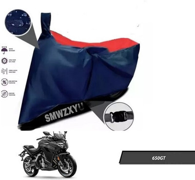 SK AUTO Waterproof Two Wheeler Cover for Universal For Bike(650GT, Black)