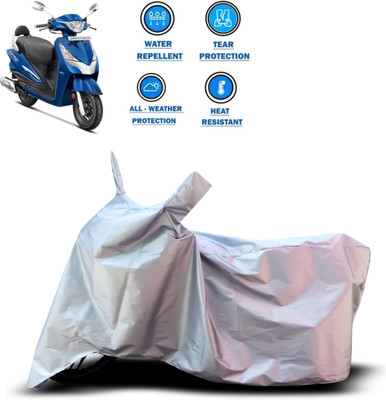 CODOKI Two Wheeler Cover for Hero(MotoCorp Destini 125, Silver)