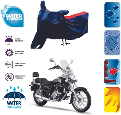 Mdstar Waterproof Two Wheeler Cover for Bajaj(Avenger, Red, Blue)