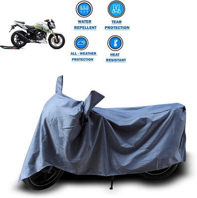 CODOKI Two Wheeler Cover for TVS(Apache RTR 200 Fi E100, Grey)