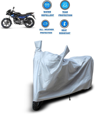CODOKI Two Wheeler Cover for Bajaj(Pulsar 150 DTS-i, Silver)