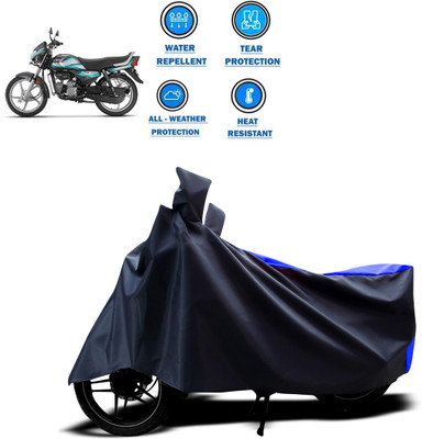 CODOKI Two Wheeler Cover for Hero(HF Deluxe, Blue)