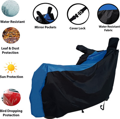 Kappihun Two Wheeler Cover for Honda(Activa 6G, Black)