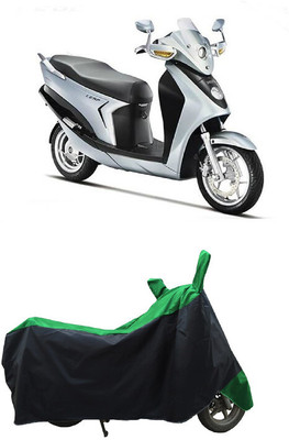 Coxtor Waterproof Two Wheeler Cover for Hero(Leap Hybrid SES BS6, Green)