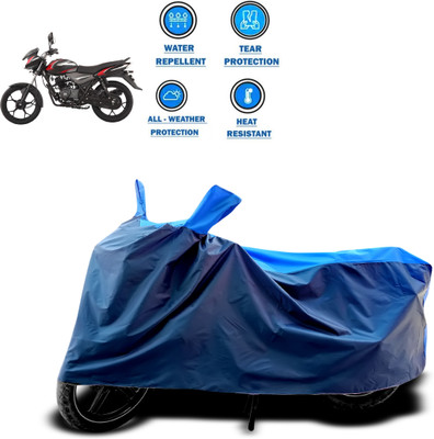 CODOKI Two Wheeler Cover for Bajaj(Discover 110, Blue)