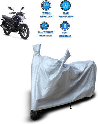 CODOKI Two Wheeler Cover for Bajaj(Discover 150 s, Silver)