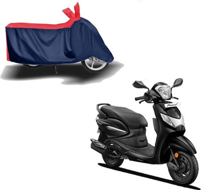 SK AUTO Two Wheeler Cover for Hero(Pleasure+ 110, Red, Blue)