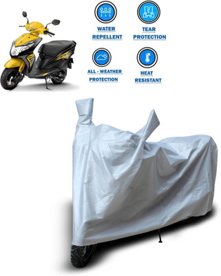 GOSHIV-car and bike accessories Two Wheeler Cover for Honda(Dio, Silver)