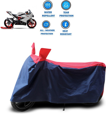 CODOKI Two Wheeler Cover for TVS(Apache RR 310, Red)