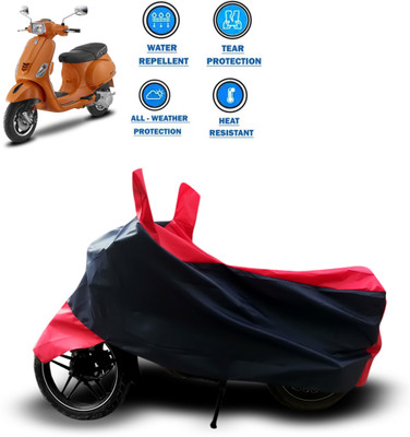 PAGORA Two Wheeler Cover for Piaggio(Vespa SXL 125, Red)