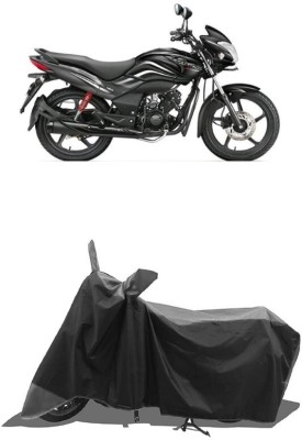 SUGASHRI Waterproof Two Wheeler Cover for Hero(Passion Xpro, Grey, Black)