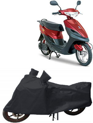 SK AUTO Two Wheeler Cover for Avon(E Scoot, Black)