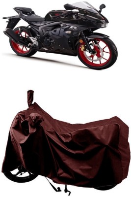 SUGASHRI Waterproof Two Wheeler Cover for Suzuki(GSX R150, Maroon)