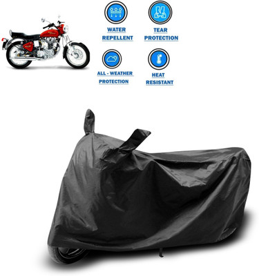 PAGORA Two Wheeler Cover for Royal Enfield(Electra 5S, Black)