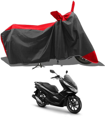 SK AUTO Two Wheeler Cover for Honda(PCX 125, Red)