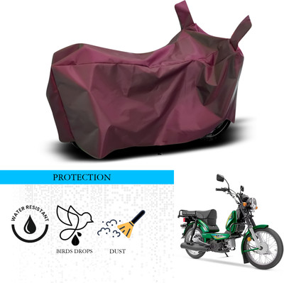 ANTHUB Waterproof Two Wheeler Cover for TVS(Heavy Duty Super XL, Maroon)
