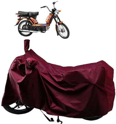DeepShakshi AUTOMOTIVE Two Wheeler Cover for TVS(XL Super, Maroon)