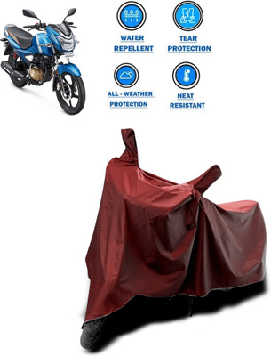 CODOKI Waterproof Two Wheeler Cover for TVS(Victor, Maroon)